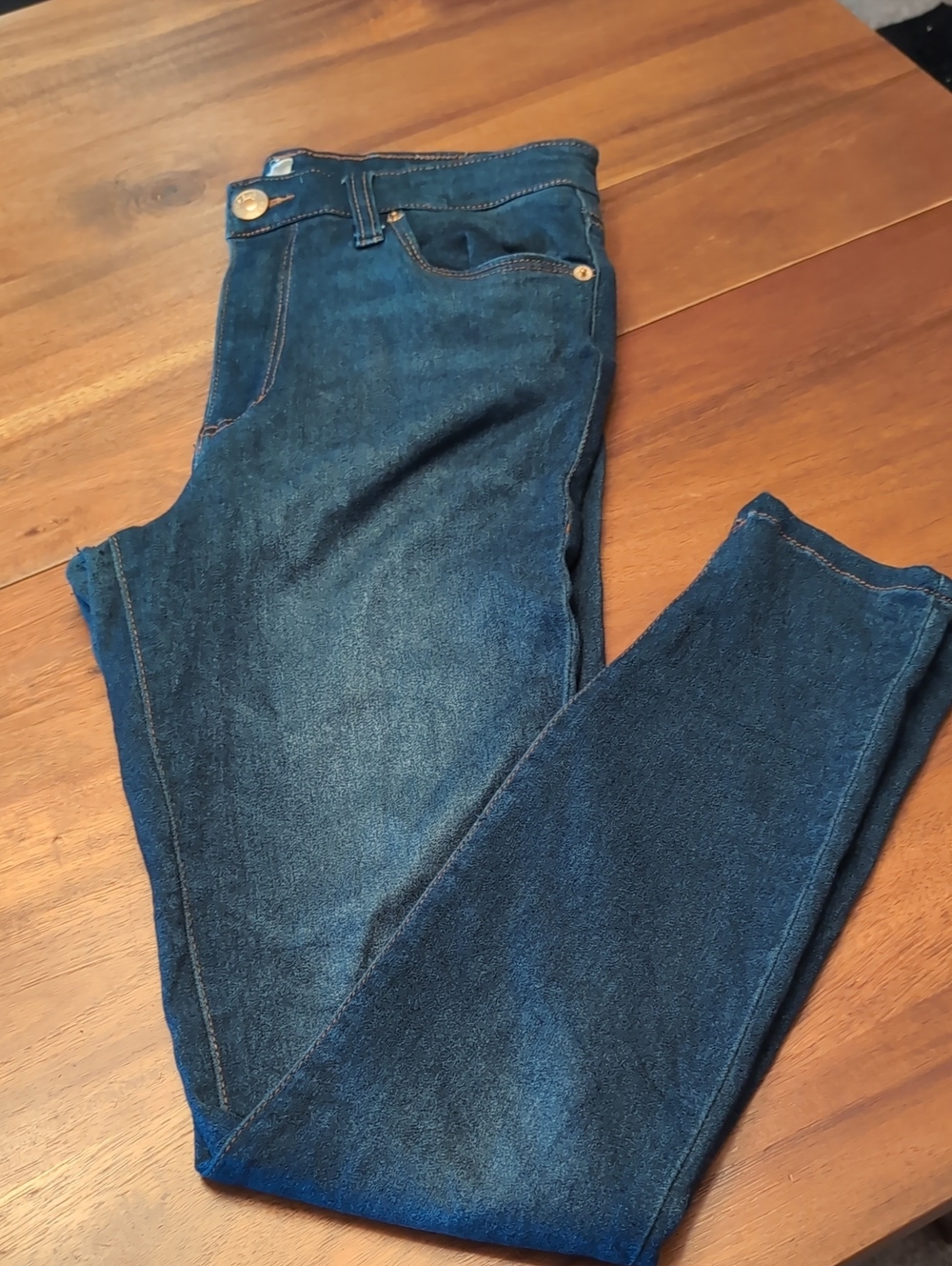 STS Blue Skinny High Rise Jeans - Deep Blue Denim, Ellie Style